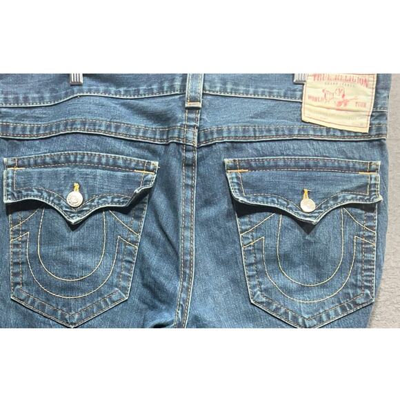 True Religion Ricky Loose Blue Mens Jeans Size 38 - Picture 5 of 11